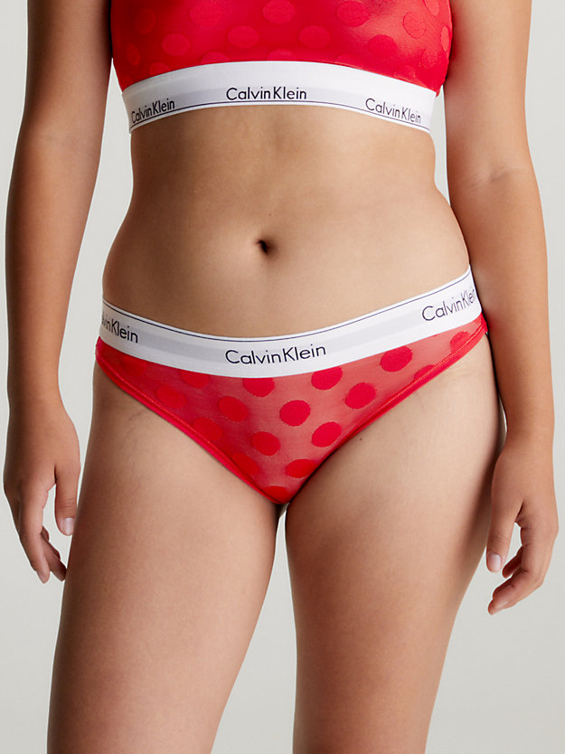 rouge bikini briefs - modern cotton for women calvin klein