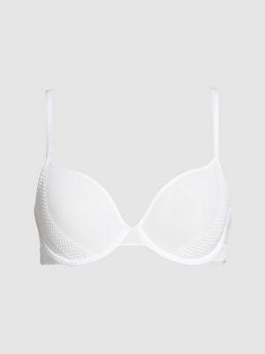 calvin klein white lace bra