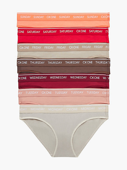 Calvin Klein Cotton-blend Mid-rise Briefs in Pink Womens Clothing Lingerie Knickers and underwear 