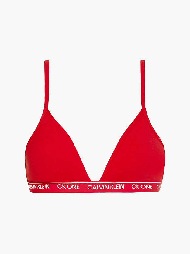 red triangle bra - ck one for women calvin klein