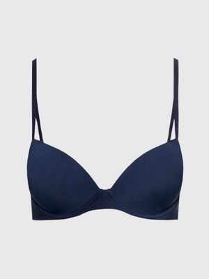 Bras  Womens Calida Sensual Secrets Underwired T-Shirt Bra With Padding  Harmony Blue — Megan Imoveis