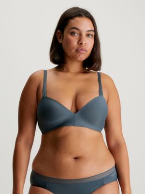 Calvin Klein dames Seductive Comfort unlined full cup bra, beugel BH, zwart  - Nieuwe voorjaarscollectie