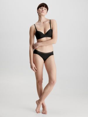 Soutien-gorge à armature femme Glamour Calvin Klein - Noir en lin