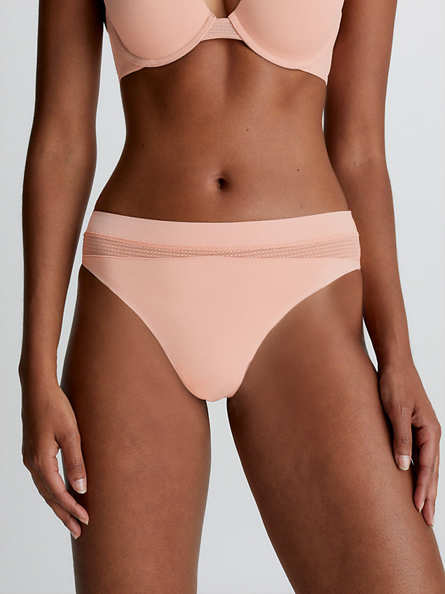 beige thong - perfectly fit flex for women calvin klein