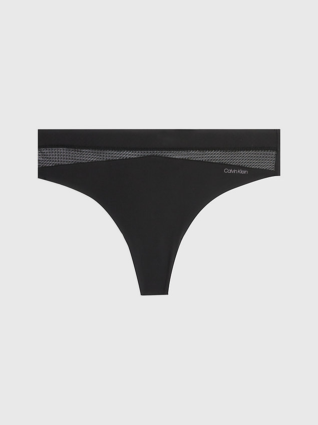 black thong - perfectly fit flex for women calvin klein