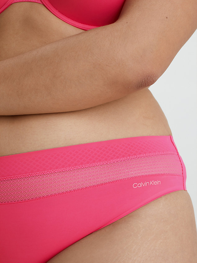 pink bikini briefs - perfectly fit flex for women calvin klein