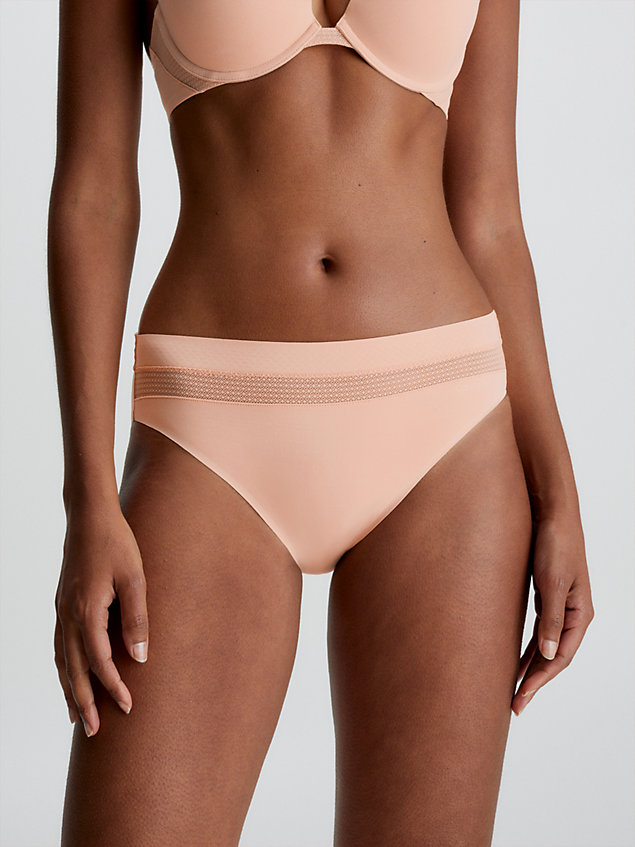 beige bikini briefs - perfectly fit flex for women calvin klein