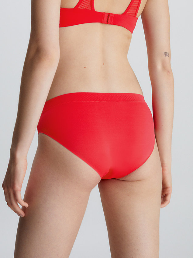 red bikini briefs - perfectly fit flex for women calvin klein