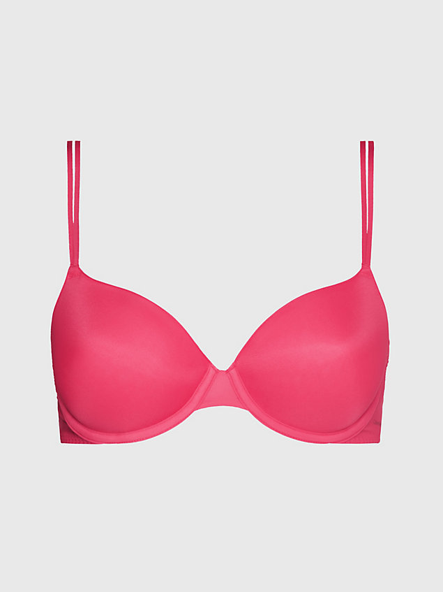 pink t-shirt bra - sheer marquisette for women calvin klein