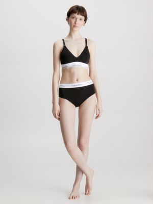 Calvin Klein panie Modern Cotton - Biustonosz Sportowy, Szary