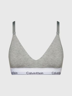 Grey Calvin Klein Underwear CK96 Triangle Bra - JD Sports Ireland