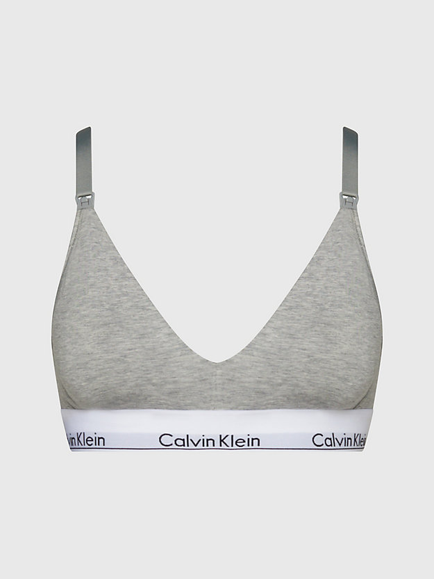 grey heather maternity bra - modern cotton for women calvin klein