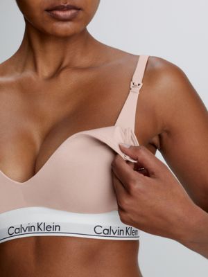 Calvin Klein Modern Cotton Lightly Lined Nursing Bralette - ShopStyle Bras