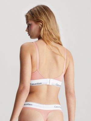 Calvin Klein Modern Cotton Nursing Bra in White