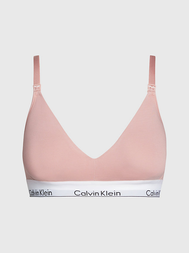 sujetador de lactancia - modern cotton pink de mujeres calvin klein
