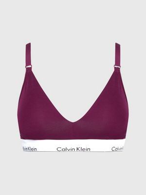 Maroon calvin klein bra best sale