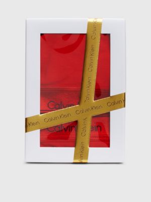 Calvin Klein Modern Cotton Bralette Window Pane Rustic Red QF6701
