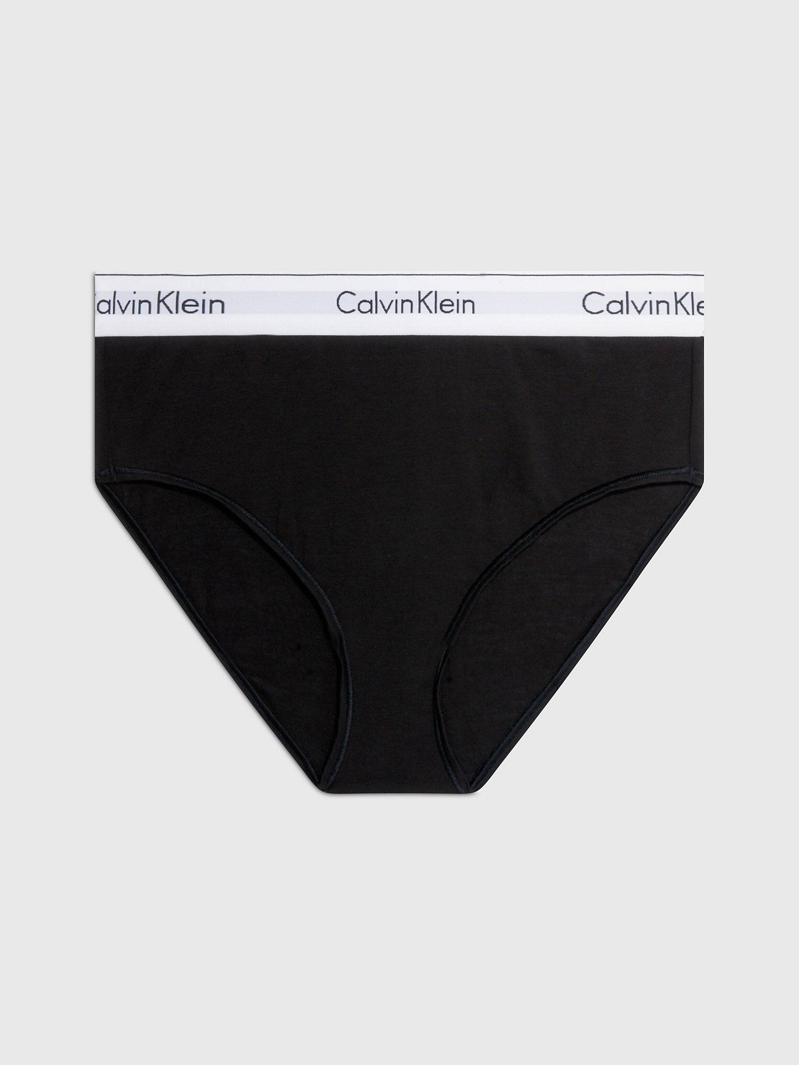 Black High Waisted Bikini Brief - Modern Cotton undefined women Calvin Klein