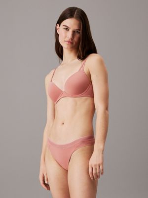 pink thong - seductive comfort for women calvin klein