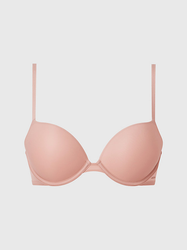 pink push up bra - sheer marquisette for women calvin klein