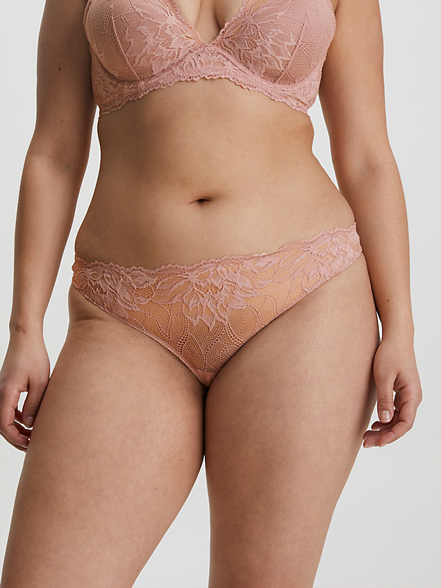 pink stringi - seductive comfort dla kobiety - calvin klein