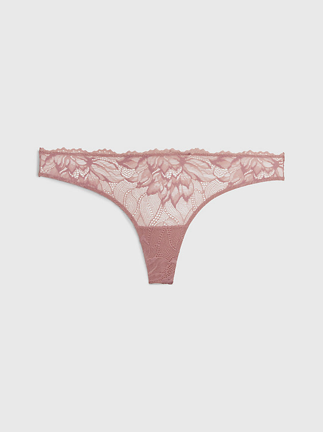 pink thong - seductive comfort for women calvin klein