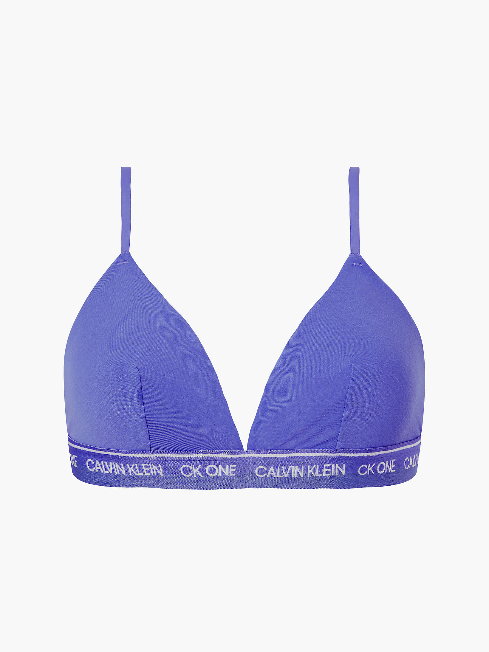 Soutien-Gorge Triangle - CK One Recycled > Blue Iris > undefined femmes > Calvin Klein