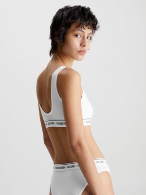 Calvin Klein Brassière triangulaire Ck One en coton légèrement doublée pour  femme : : Mode