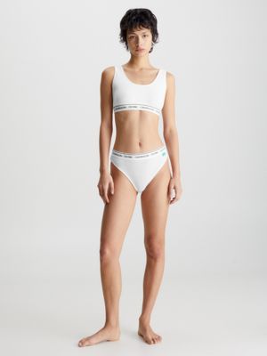 Calvin Klein CK One - Sujetador Demi de algodón Ligeramente