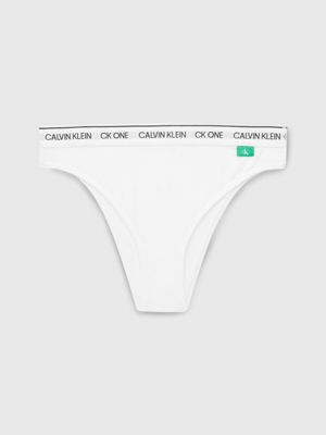 Calcinha Tanga Algodão One Basic - Calvin Klein Underwear - Preto - Oqvestir