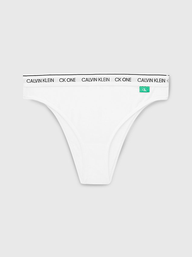 white tanga - ck one recycled voor dames - calvin klein