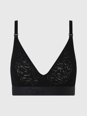 Buy Calvin Klein Black Lace Full Coverage Bra from the Next UK