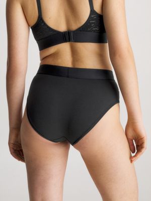 Buy Calvin Klein High Waist Bikini Briefs Black - Scandinavian