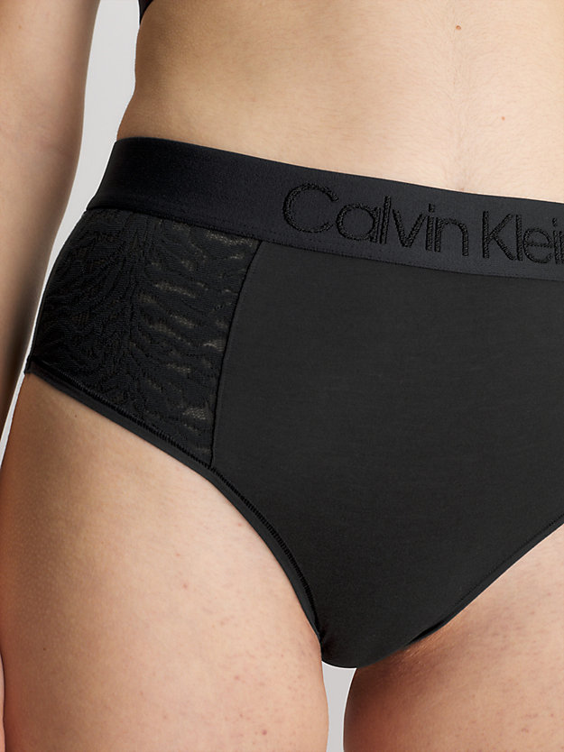BLACK Slip de grossesse taille haute for femmes CALVIN KLEIN