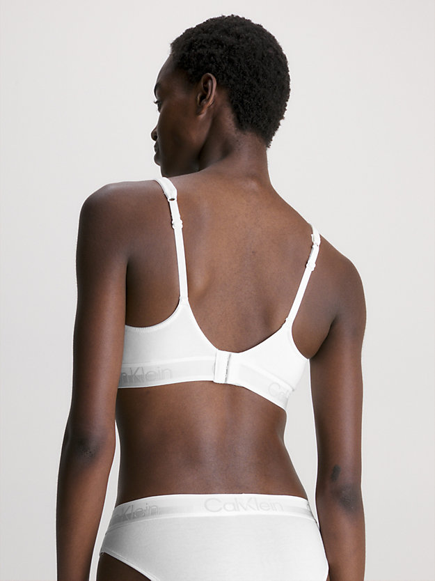 white triangle bra - modern structure for women calvin klein
