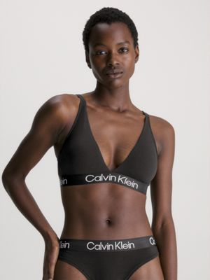 Calvin Klein Women's Structure Cotton Lightly Lined Triangle Bra