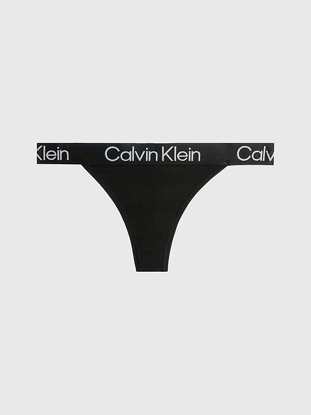 BLACK Tanga - Modern Structure de mujer CALVIN KLEIN