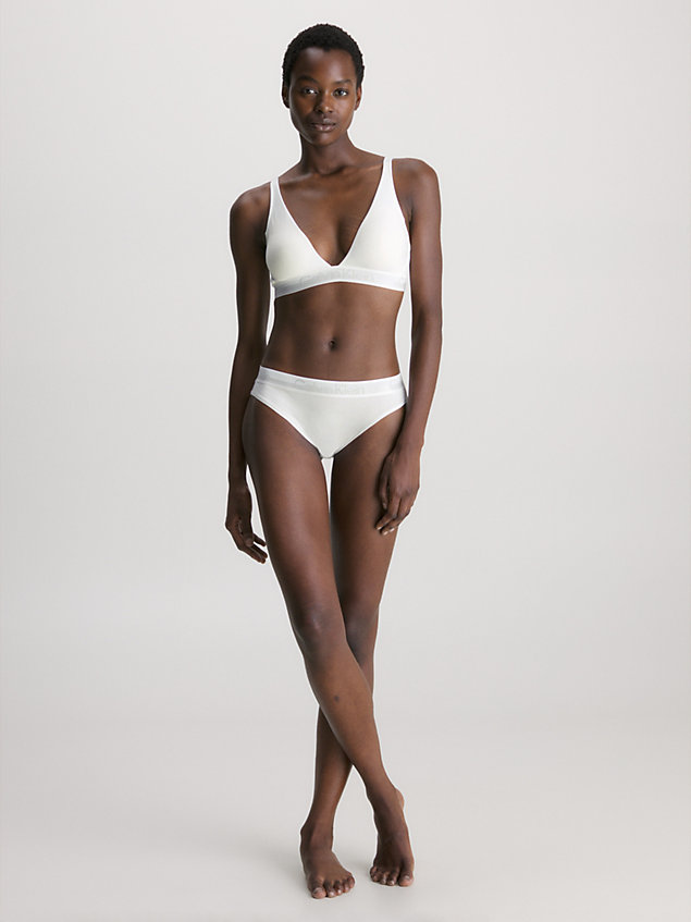 slip bikini - modern structure white da donna calvin klein