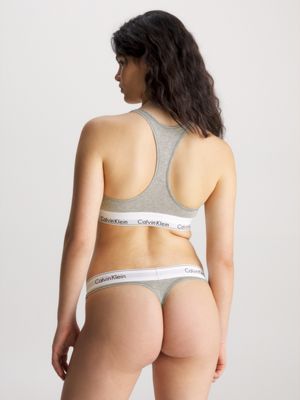 Calvin Klein Underwear Wmns Bra Set (Unlined Bralette & Thong