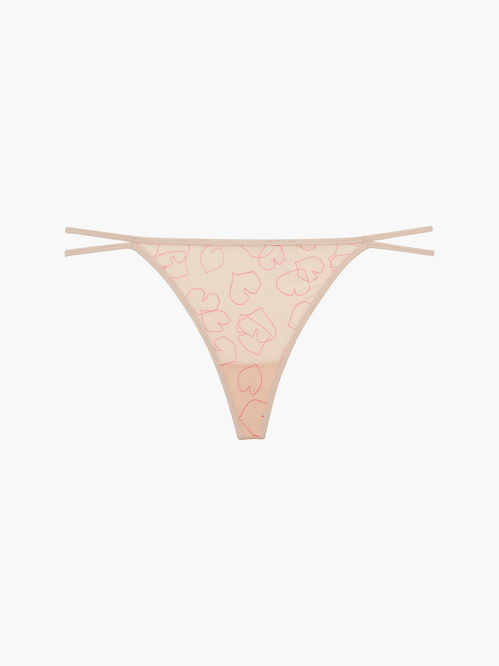 KELLY HEARTS String Thong - Sheer Marquisette undefined women Calvin Klein
