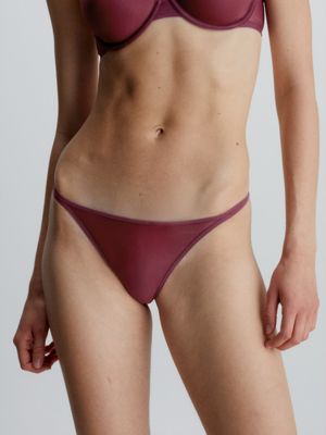 Thong - Sheer Marquisette Calvin Klein®