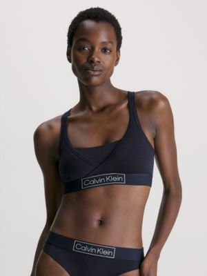 Calvin Klein Underwear Reimagined Heritage Stretch-cotton Jersey Underwired Balconette  Bra - Black - ShopStyle