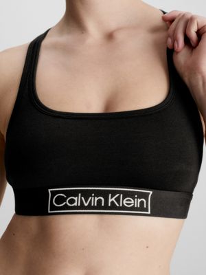 Calvin Klein Reimagined Heritage nursing bralet in black