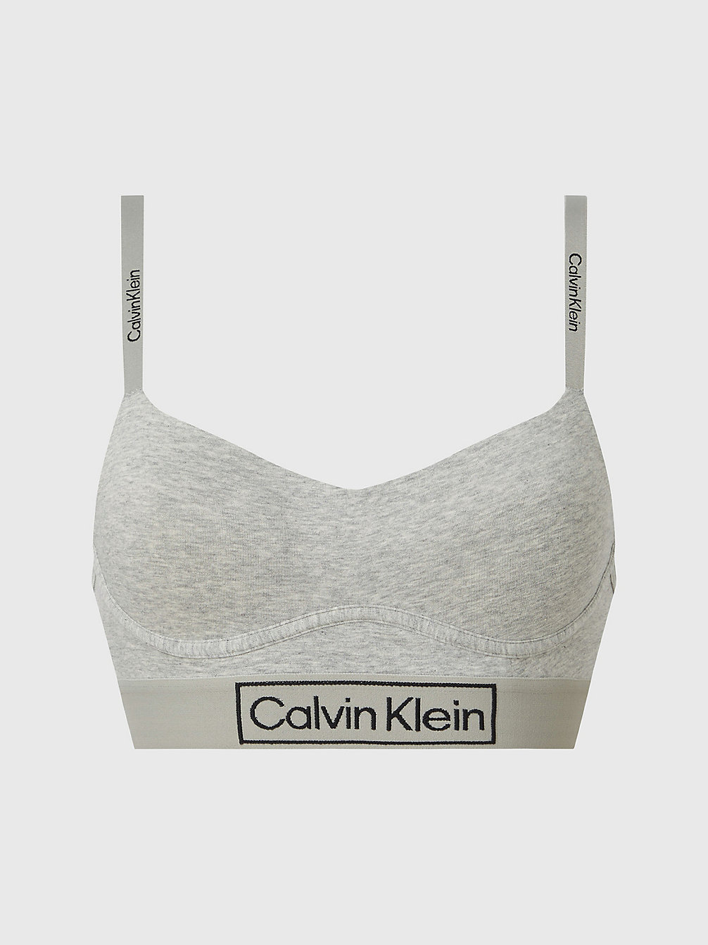GREY HEATHER > Biustonosz Typu Bralette - Reimagined  Heritage > undefined Kobiety - Calvin Klein