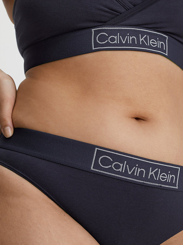 blue thong - reimagined heritage for women calvin klein