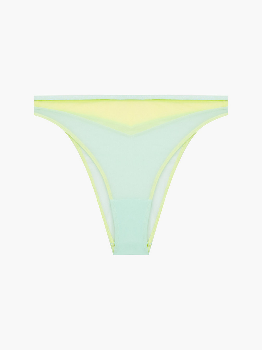 NEW YELLOW High Waisted Tanga - Pride undefined women Calvin Klein