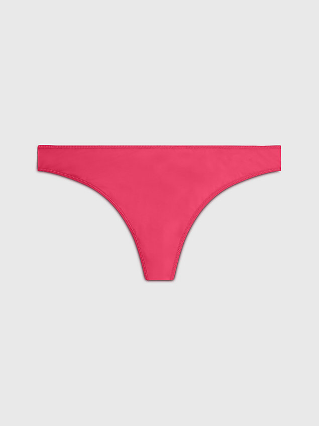 pink thong - sheer marquisette for women calvin klein
