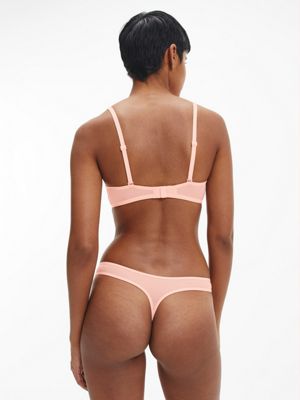 PEACH MELBA Thong - Sheer Marquisette for women CALVIN KLEIN