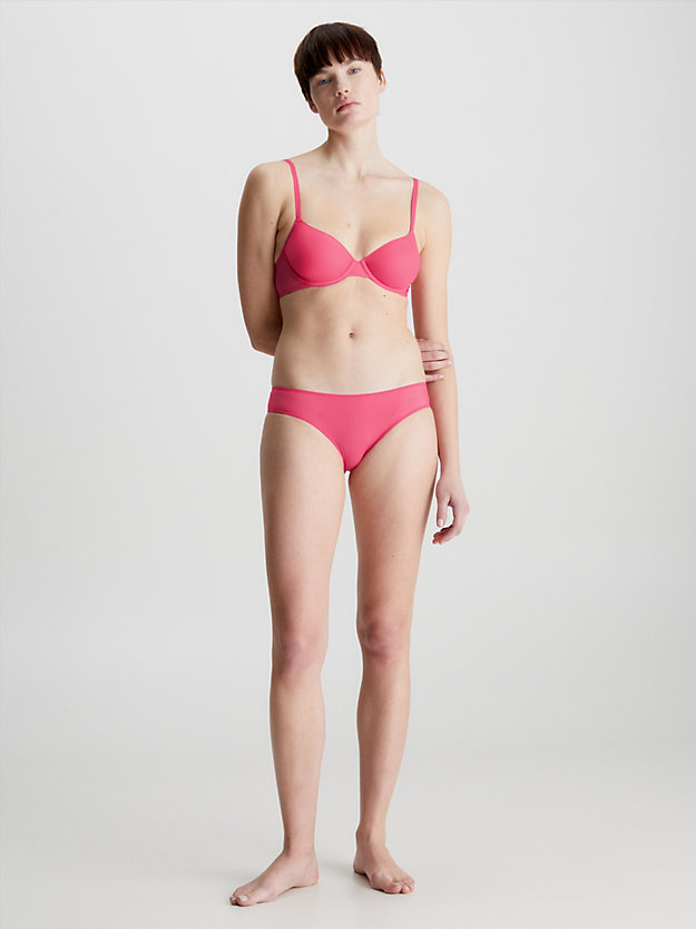 CERISE LIPSTICK Bikini Briefs - Sheer Marquisette for women CALVIN KLEIN