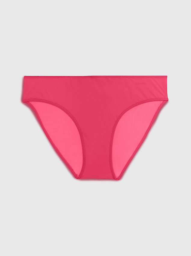 pink bikini briefs - sheer marquisette for women calvin klein